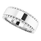 Engravable Beaded Ring - Image 5