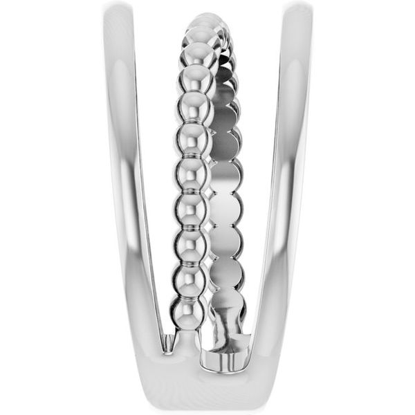 Negative Space Beaded Ring - Image 4