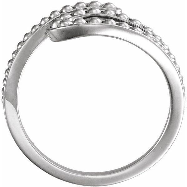 Beaded Bypass Ring - Image 2