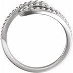 Beaded Bypass Ring - Image 2