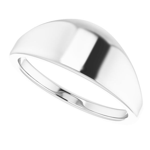 Geometric Signet Ring - Image 5