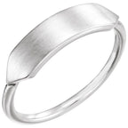 Geometric Signet Ring