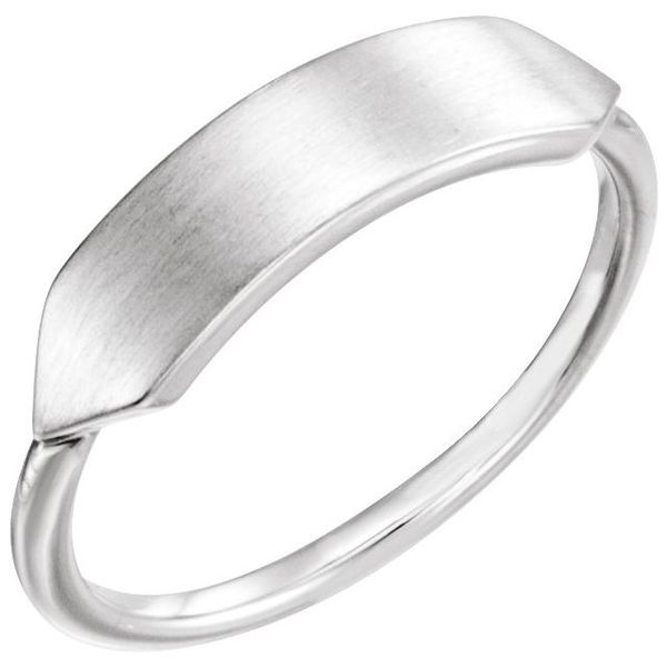 Geometric Signet Ring