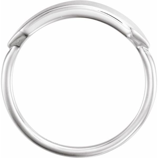 Geometric Signet Ring - Image 2