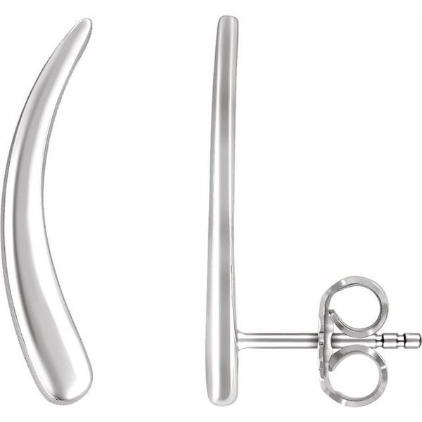 Curved Ear Climbers