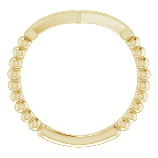 Stackable Beaded V-Ring - Image 2