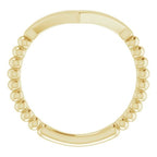 Stackable Beaded V-Ring - Image 2