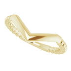 Stackable Beaded V-Ring - Image 5