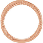 Rope Criss-Cross Ring - Image 2