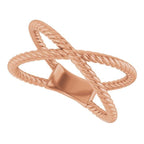 Rope Criss-Cross Ring - Image 5