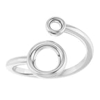 Double Circle Bypass Ring - Image 3