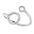 Double Circle Bypass Ring - Image 5