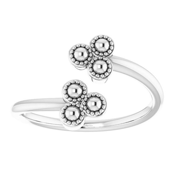 Beaded Negative Space Ring - Image 3