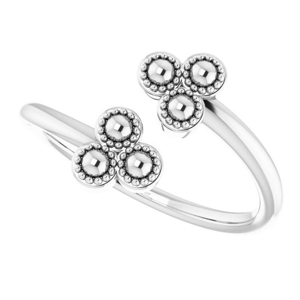 Beaded Negative Space Ring - Image 5