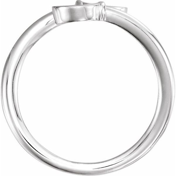 Engravable Bypass Signet Ring - Image 2
