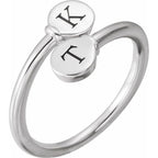 Engravable Bypass Signet Ring - Image 3