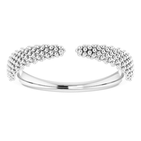 Beaded Negative Space Ring - Image 3