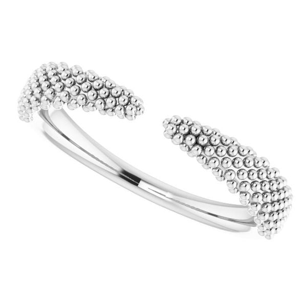 Beaded Negative Space Ring - Image 5