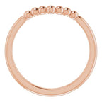 Stackable Beaded Stackable Ring - Image 2