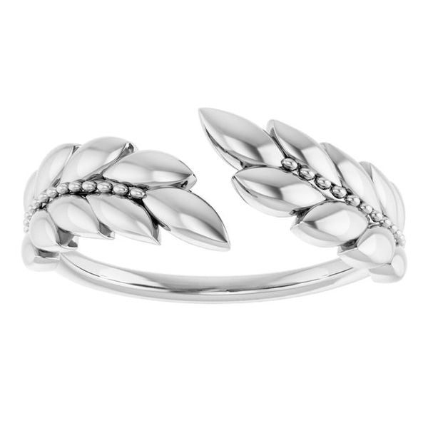 Leaf Negative Space Ring - Image 3