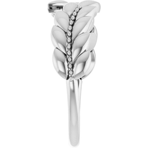 Leaf Negative Space Ring - Image 4