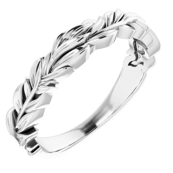 Stackable Leaf Ring