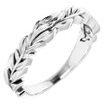 Stackable Leaf Ring