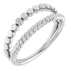 Negative Space Rope Ring