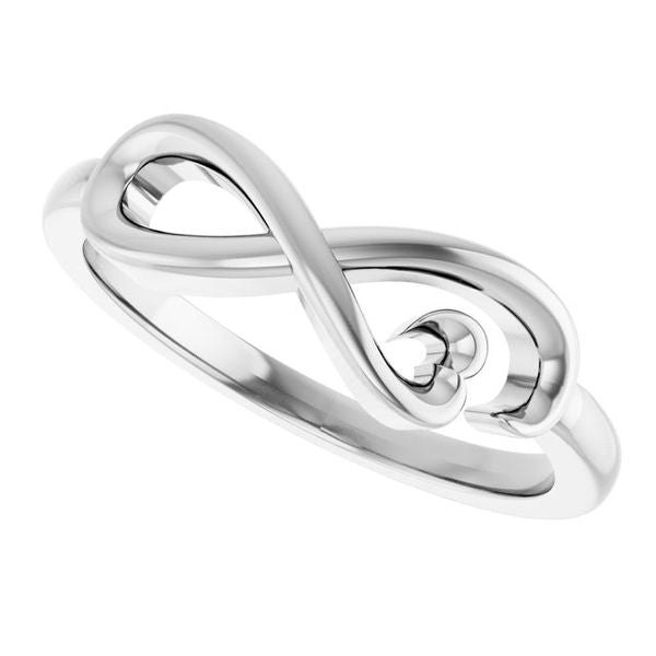 Infinity-Inspired Heart Ring - Image 5