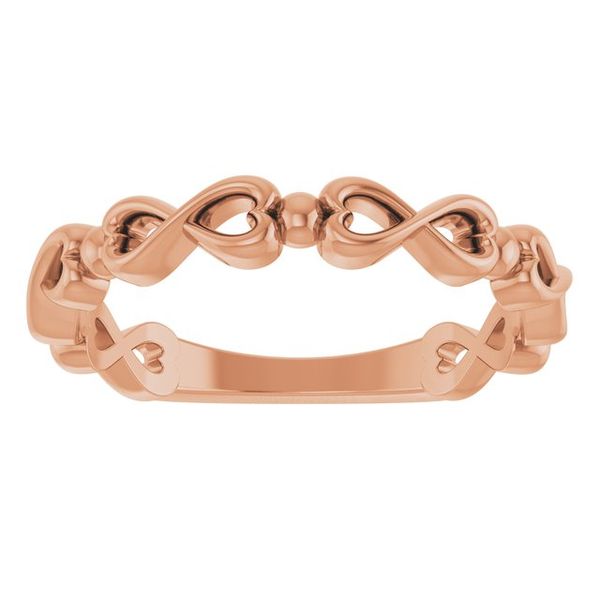 Infinity-Inspired Heart Ring - Image 3