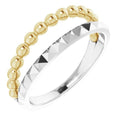 Stackable Geometric Ring