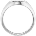 Oval Rope Signet Ring - Image 2