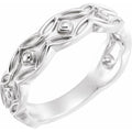 Scalloped Geometric Ring