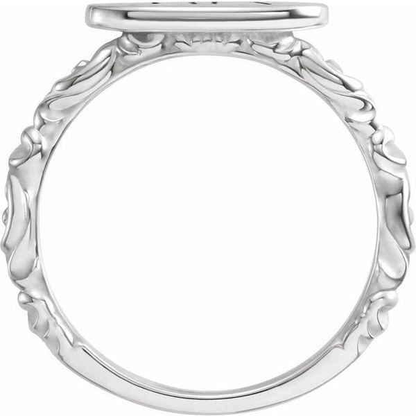 Oval Signet Ring - Image 2
