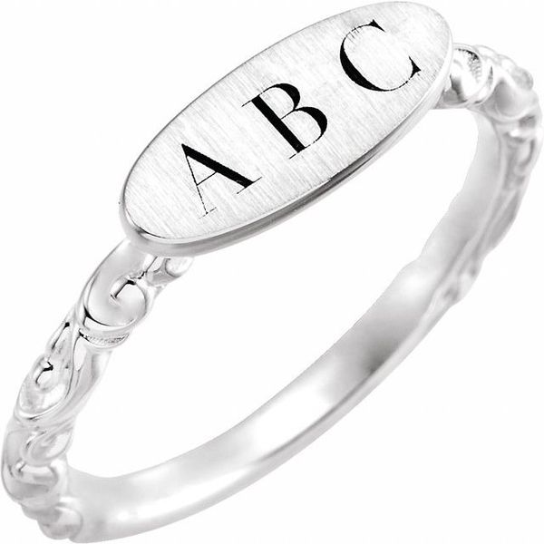 Oval Signet Ring - Image 3