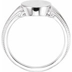 Oval Signet Ring - Image 2