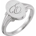 Oval Signet Ring - Image 3