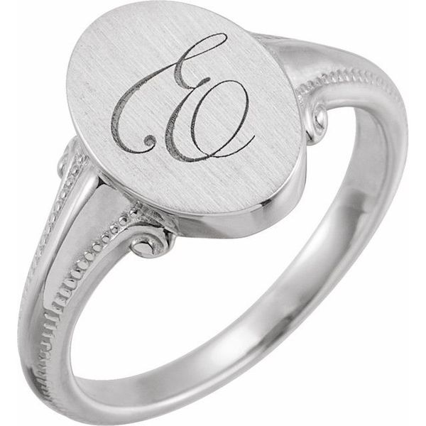 Oval Signet Ring - Image 3