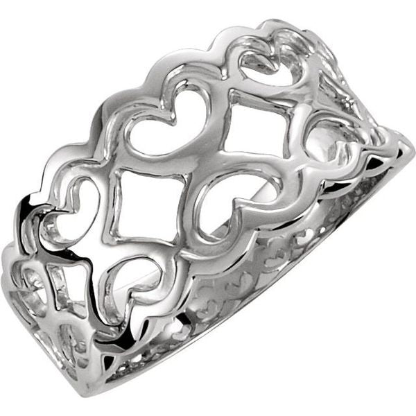 Heart Filigree Ring