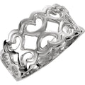 Heart Filigree Ring