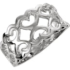 Heart Filigree Ring
