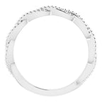 Stackable Beaded Twist Ring - Image 2
