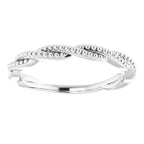 Stackable Beaded Twist Ring - Image 3