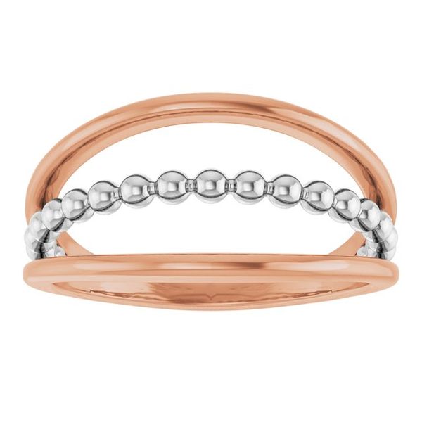 Negative Space Beaded Ring - Image 3