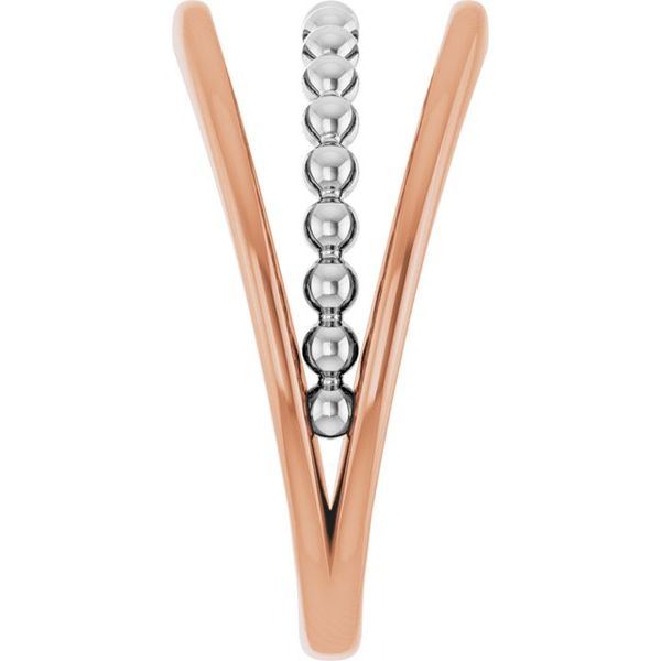 Negative Space Beaded Ring - Image 4