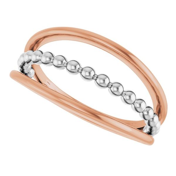 Negative Space Beaded Ring - Image 5