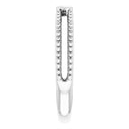 Milgrain Stackable Heart Ring - Image 4