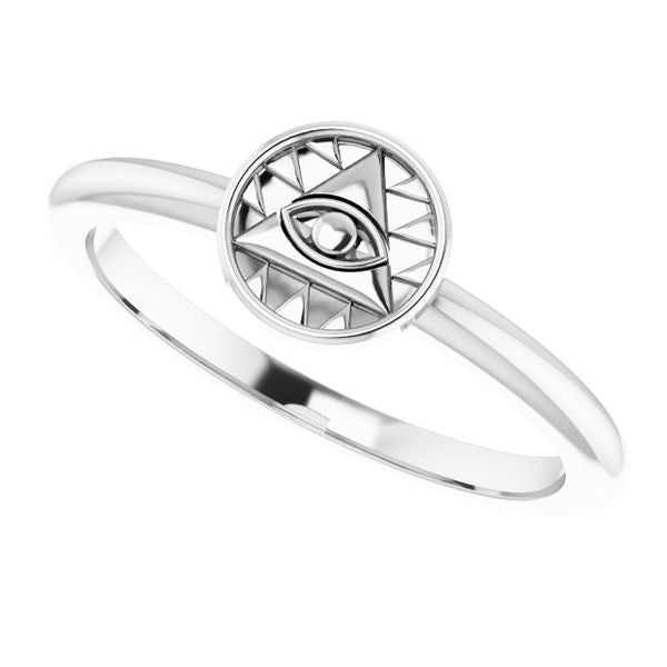 Stackable Eye of Providence Ring - Image 5