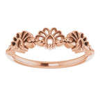 Vintage-Inspired Stackable Ring - Image 3