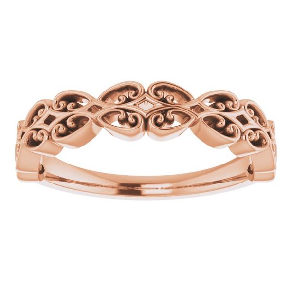 Vintage-Inspired Stackable Ring - Image 3